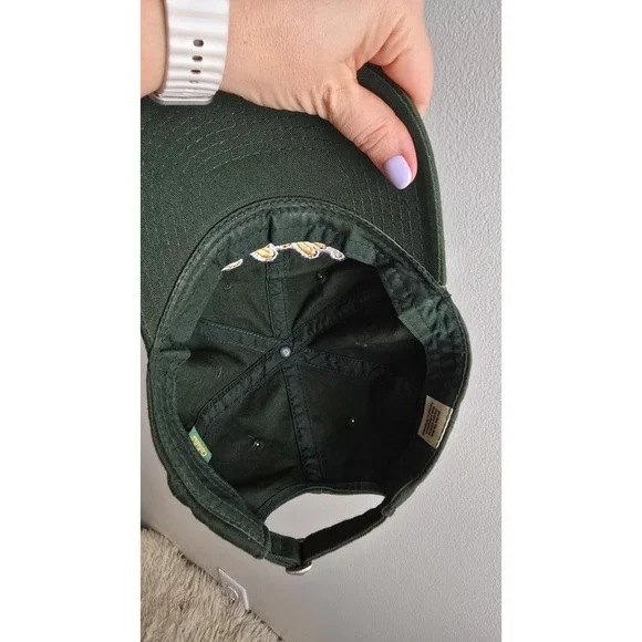 Cabela's Baseball Cap Hat Men's Green Adjustable Logo Embroidered Casual - Picture 4 of 5